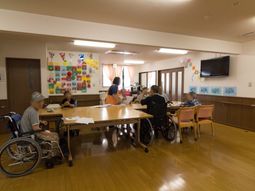 広々共用スペースの様子