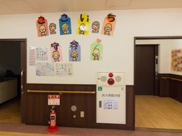 色とりどりのキャラクター掲示物