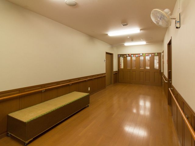 清潔な廊下の風景