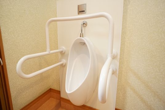 手すり付き洗面所