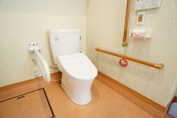 バリアフリーのトイレ