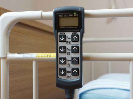 電動ベッドのリモコン