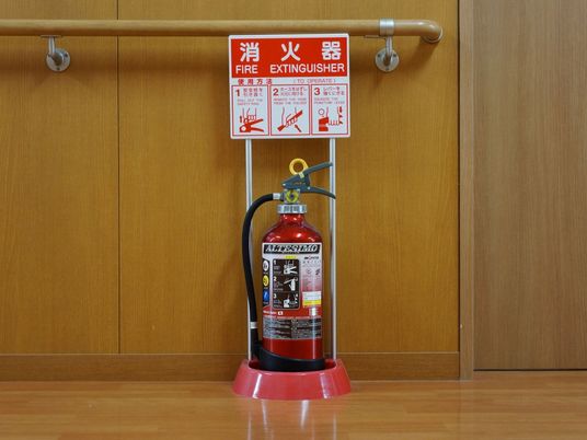 消火器とその表示