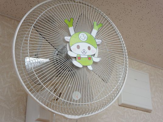 キャラクター装飾の扇風機