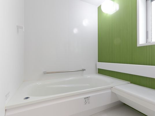 清潔な浴室の一角