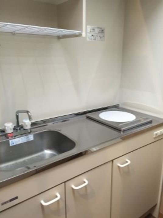 清潔なキッチンコーナー