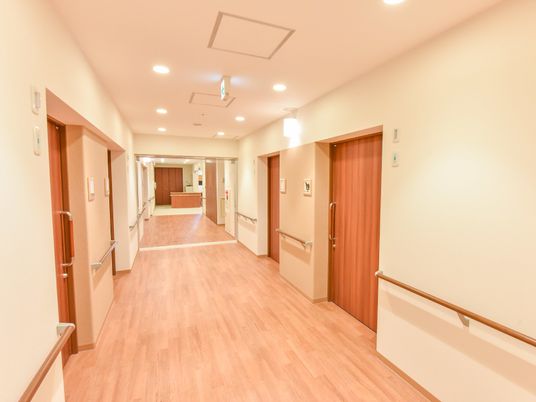 清潔な廊下の風景