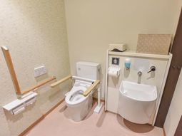 バリアフリーのトイレ