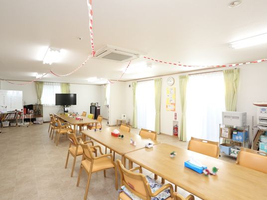 共有スペースが広々としている