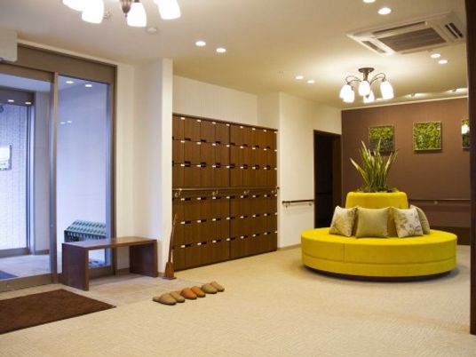 快適な空間のエントランス