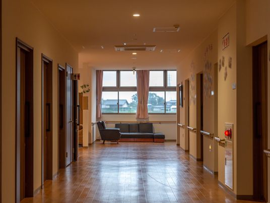 温かみのある廊下