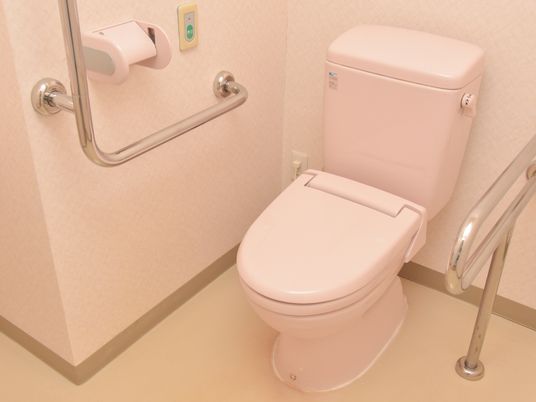 バリアフリーのトイレ設備