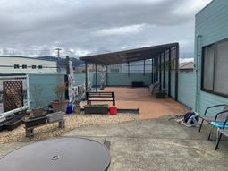 開放的なテラス空間