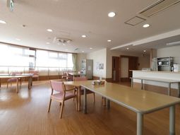 明るい共用スペース