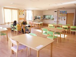 明るい共有スペース