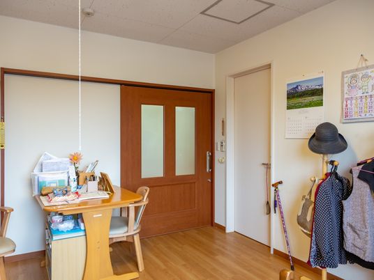 居室の明るい一角