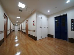 きれいな施設の廊下