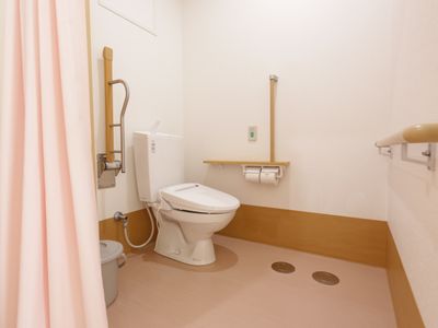 バリアフリーのトイレ設備