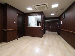 清潔な廊下の一角
