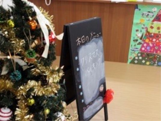 クリスマス飾り付きエリア