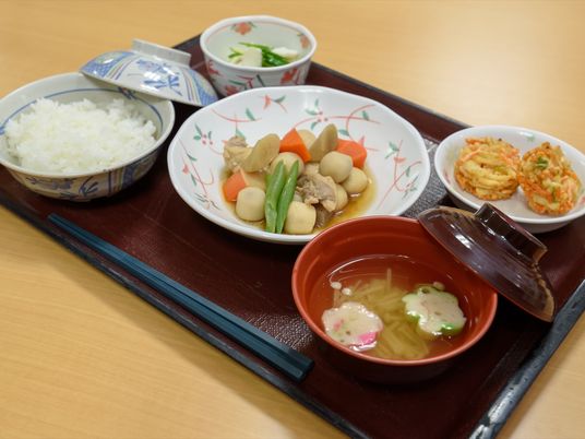 栄養満点の料理一式