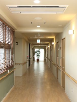 清潔な廊下の様子