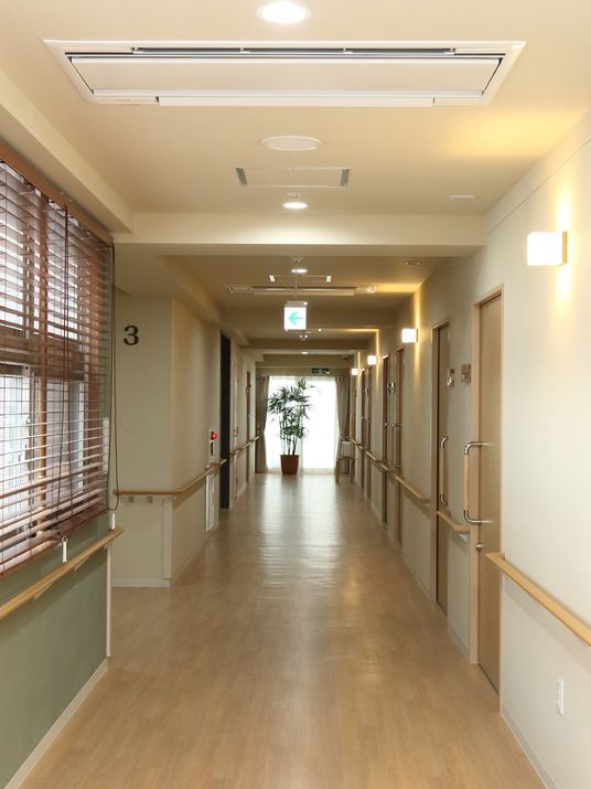 清潔な廊下の様子