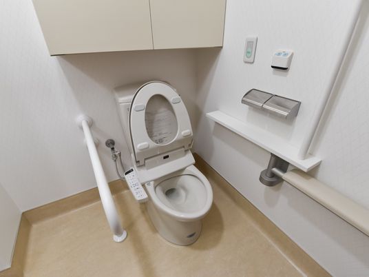 バリアフリー対応のトイレ