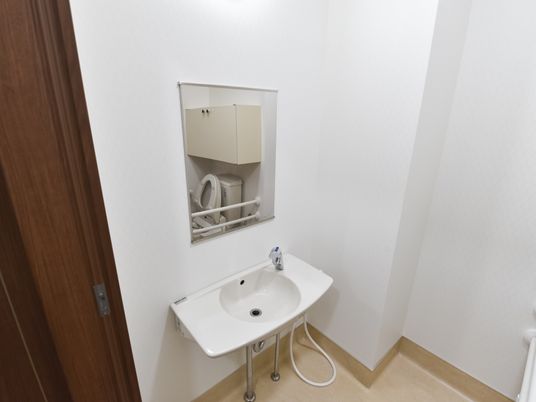 清潔感のある洗面所