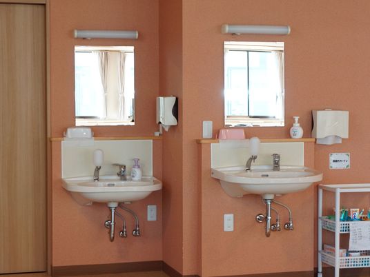 清潔感のある洗面台