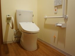 清潔なトイレ設備