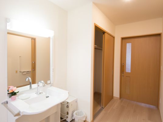 清潔感溢れる洗面台