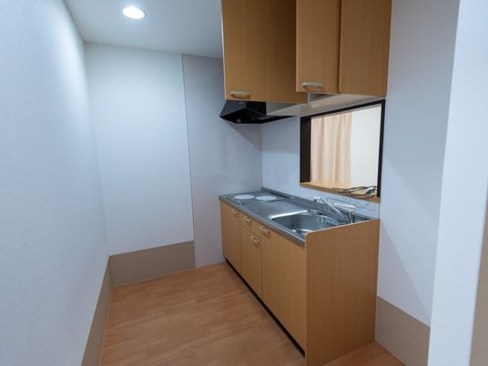 綺麗な木目調キッチン