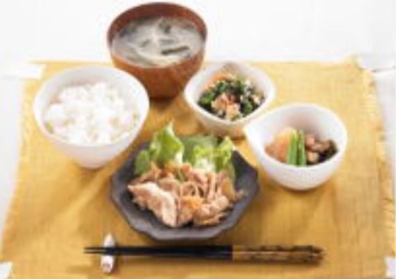 栄養バランスの取れた食事