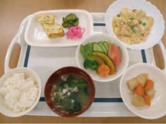 栄養満点の食事内容