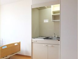 清潔な居室の一角