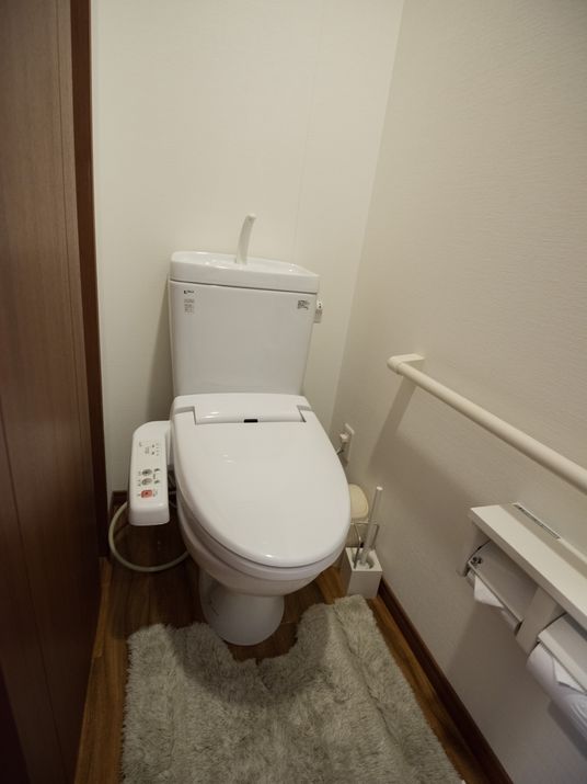 清潔なトイレ設備