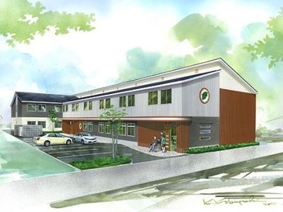 施設の清潔な外観