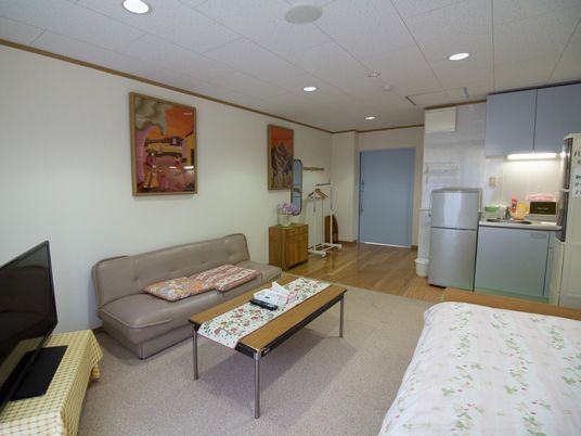 居室の一角と家具