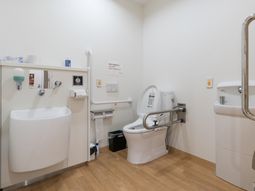 バリアフリー設計の浴室