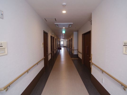 清潔感のある廊下