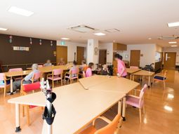 明るい共有スペース