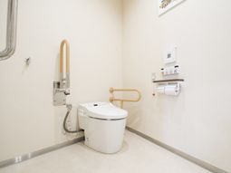 清潔なトイレの設備