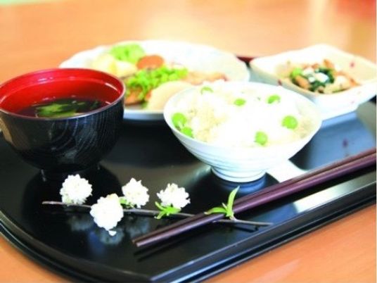 和風の健康的な食事セット