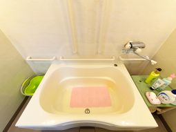 清潔感のある手洗い場