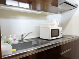 清潔なキッチンの一角