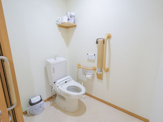 手摺付の安心トイレ