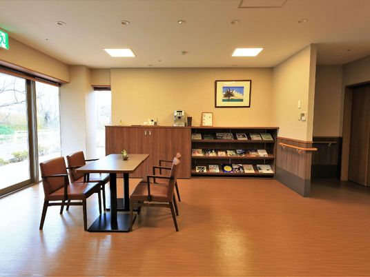 読書スペース付きの休憩室
