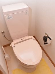 清潔なトイレの一角
