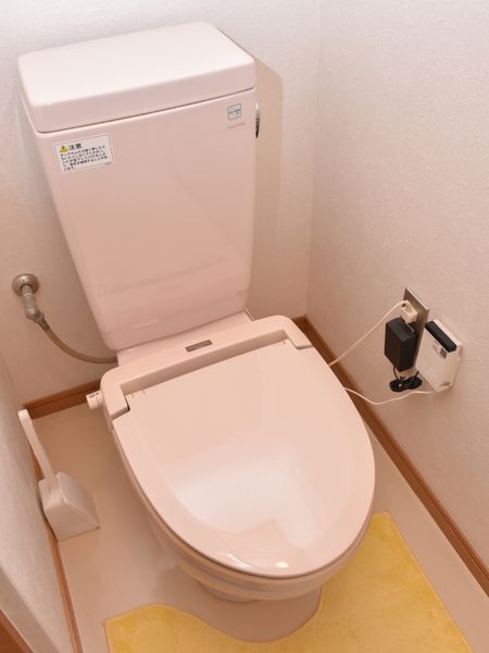 清潔なトイレの一角